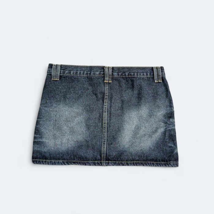 Джинсовая юбка мини