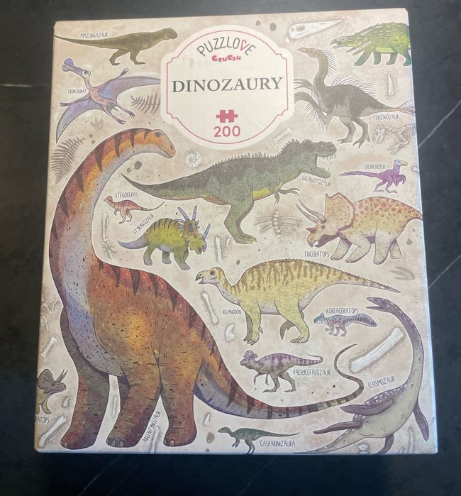 Czuczu Puzzlove dinozaury 200 elementów
