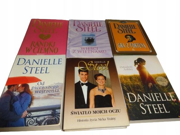 Danielle Steel x6 Randki w ciemno; Wieści z Wietnamu; Odnaleźć Ashley