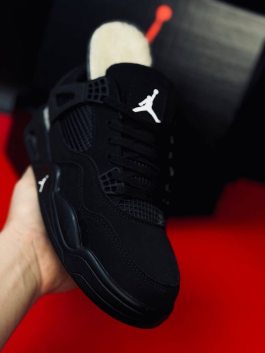 Зимние кроссовки мужские найк Nike  / кроссовки джордан черные нубук