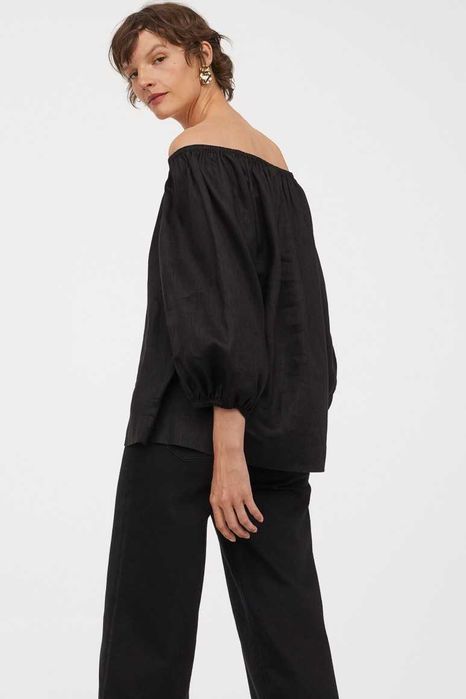 Blusa/ Camisa/ Top 100% linho H&M Premium