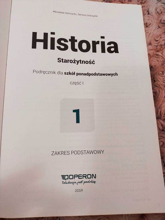Podręcznik Historia Starożytność część 1 Operon