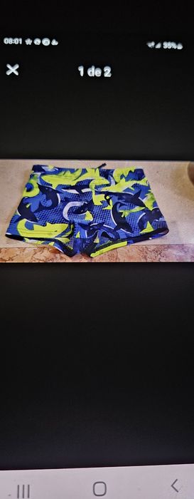 Calção de praia para criança