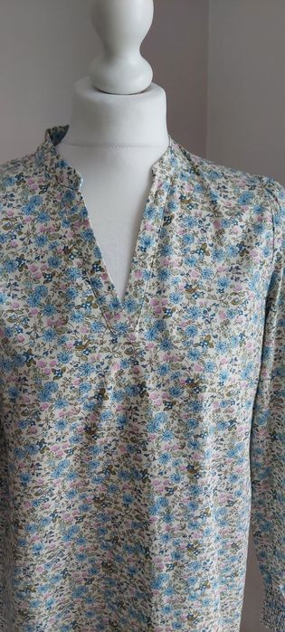 Pulz  r.M dziewczęca codzienna sukienka maxi, kwiatki, bawełna