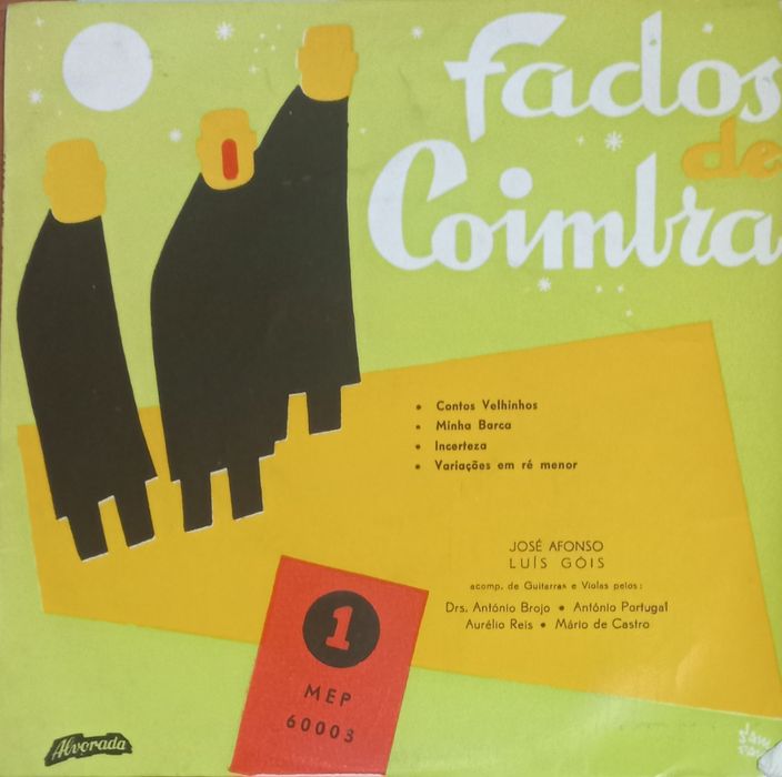 Discos vinil singles7 José Afonso