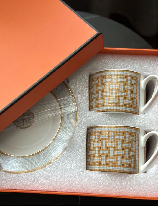 Кофейный набор Hermes GOLD mosaics
