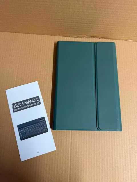 Etui z klawiaturą Bluetooth do Samsung Galaxy Tab S6 Lite 10.4 Ciemnozielone