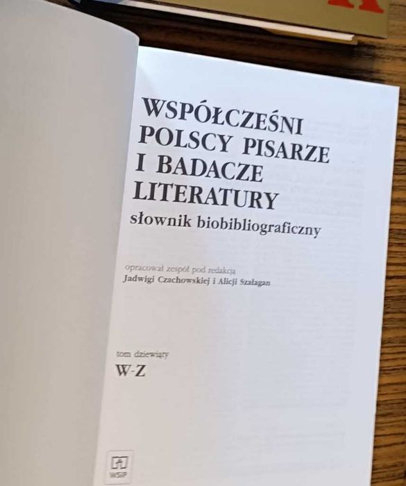 Współcześni polscy pisarze i badacze literatury / 1-9 KOMPLET / BDB