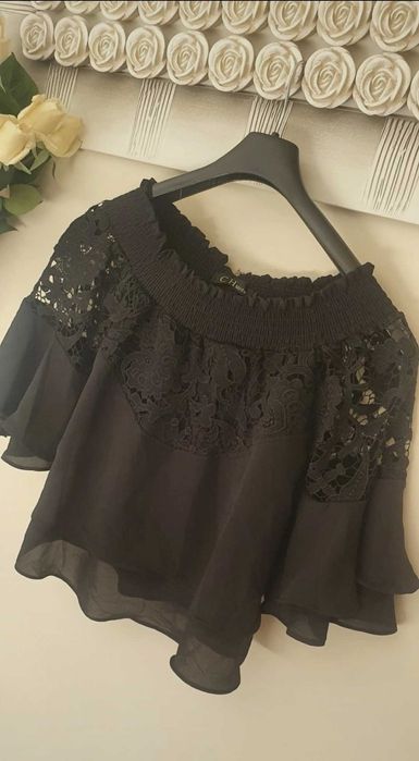 Bluzka hiszpanka czarna  S/M