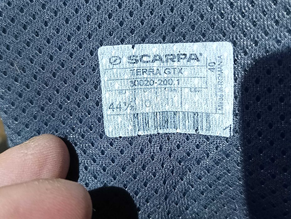 Buty trekkingowe SCARPA TERRA GTX r.44,5 skóra Gore-Tex stan bardzo dobry