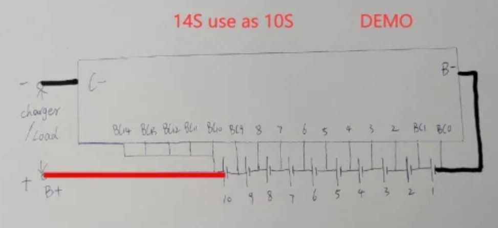 Смарт БМС 50 Ампер BMS JBD 7S-14S SP14S004 V1.6 с блютузом