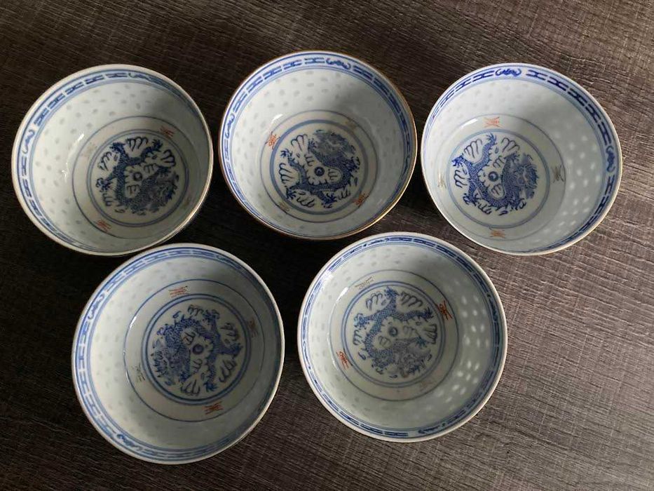 5 Taças de sopa chinesas