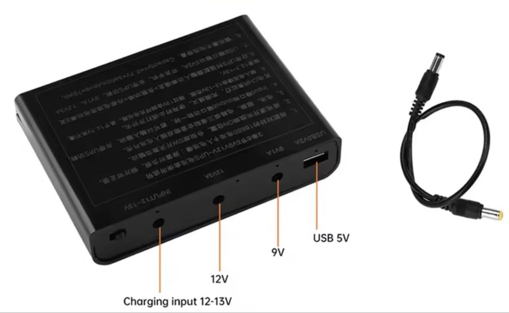 Безперебійник для роутера 9В 12В