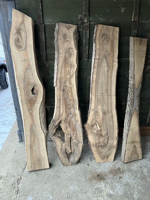 Доска орех Слеб Спил