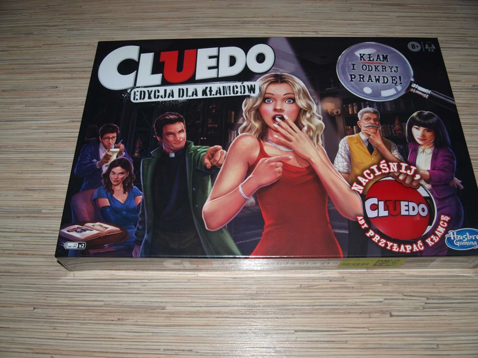 Hasbro gra planszowa familijna Cluedo Edycja Dla Kłamców nowa!!