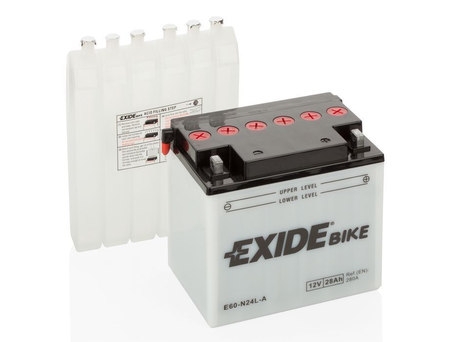 Akumulator 28 Ah EXIDE conventional E60-N24L-A