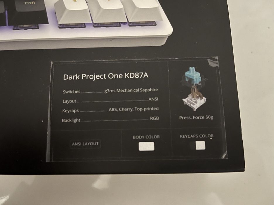Клавіатура Dark project One KD87A