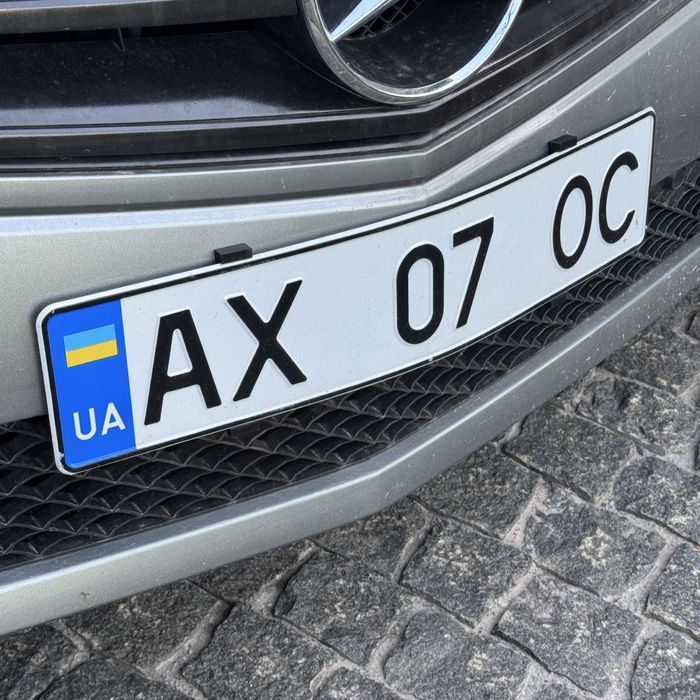 Тримач номерного знаку без рамки для авто | Європейський номер | ABS