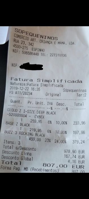Carrinho Quinny Buzz Xtra + Ovo Cybex + Capa de chuva”
