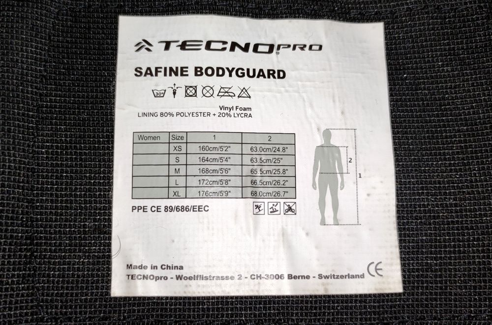 Tecnopro Protektor Narciarski Snowboardowy L