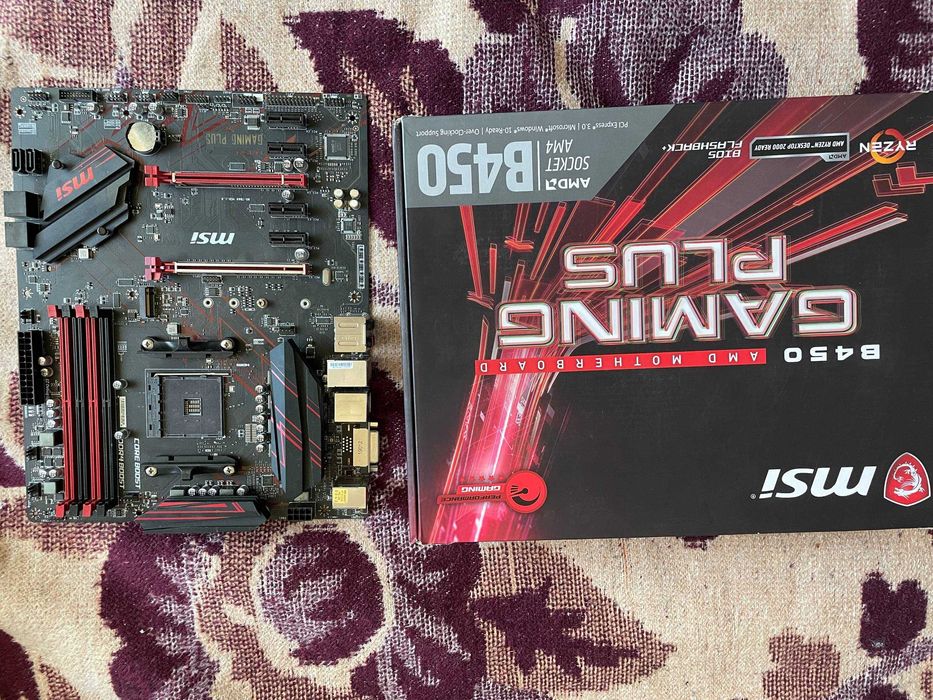 Материнська плата MSI B450 Gaming Plus AM4