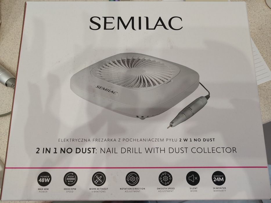 Frezarka z pochłaniaczem pyłu Semilac 2w1  no dust