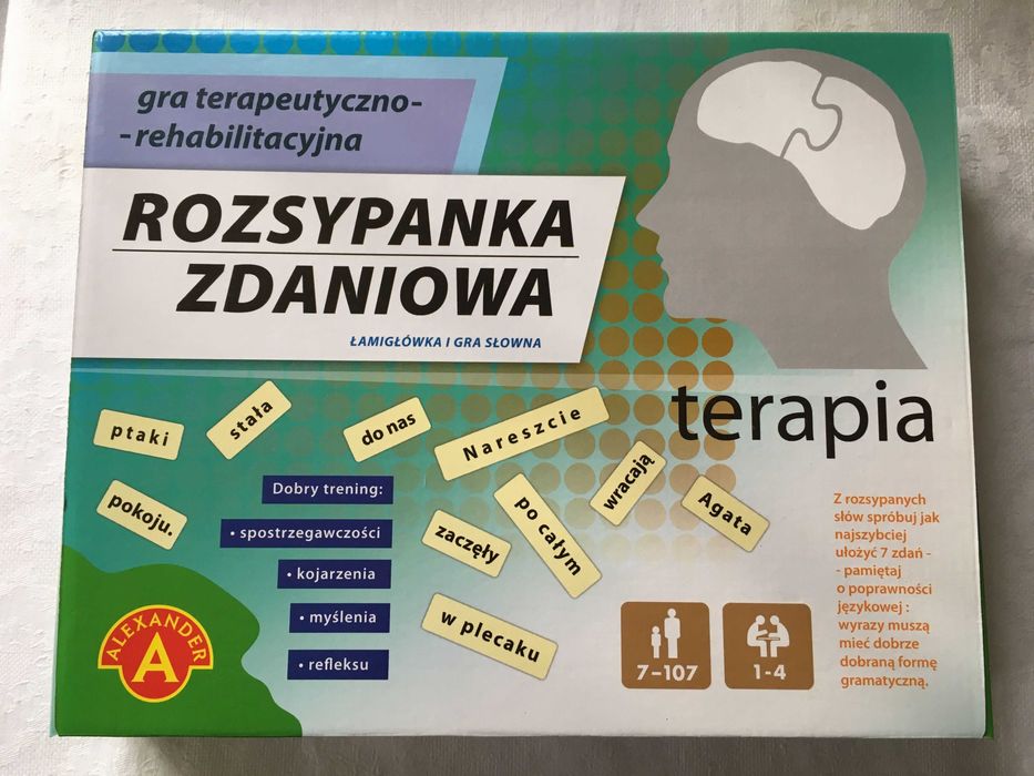 Gra planszowa Rozsypanka zdaniowa