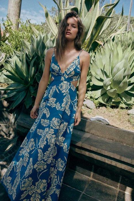 Сукня сарафан з натуральної тканини від Zara.