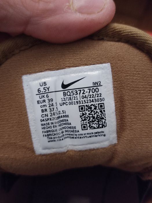 Botas Nike Manoa tamanho 39