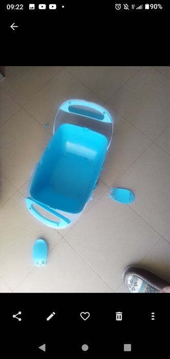 caixa Transportadora de porquinho da Índia.azul claro desmontável