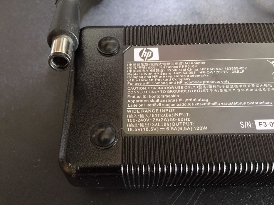 Carregador de portátil HP PPP016H