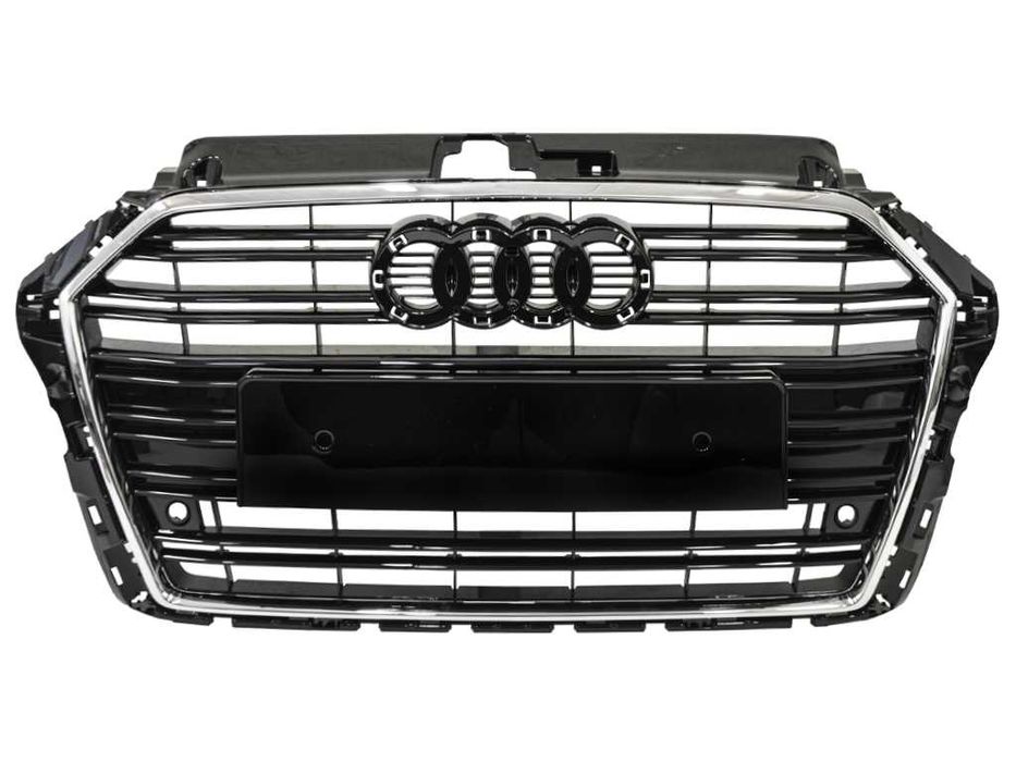 Решітка радіатора на AUDI A3 (8V) 2016-2020, 8V08536513FZ, 8VD853651A, PAD07116B