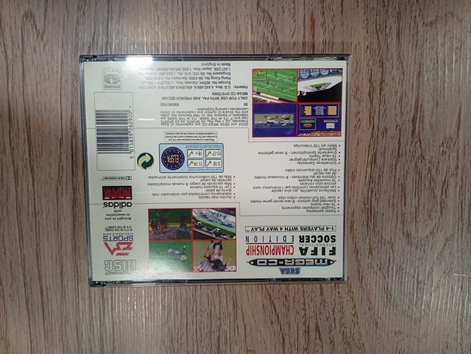 FIFA International Soccer Sega Mega CD Completo
