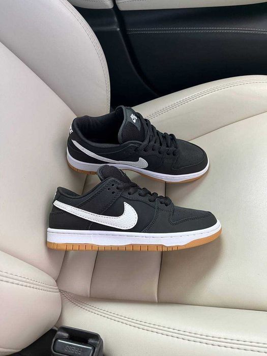 Кросівки Nike SB Dunk Low Black/White Gum premium