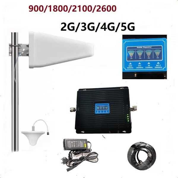 GSM Усилитель сигнала мобильной связи+ 4G Интернет Репитер Комплект 5V
