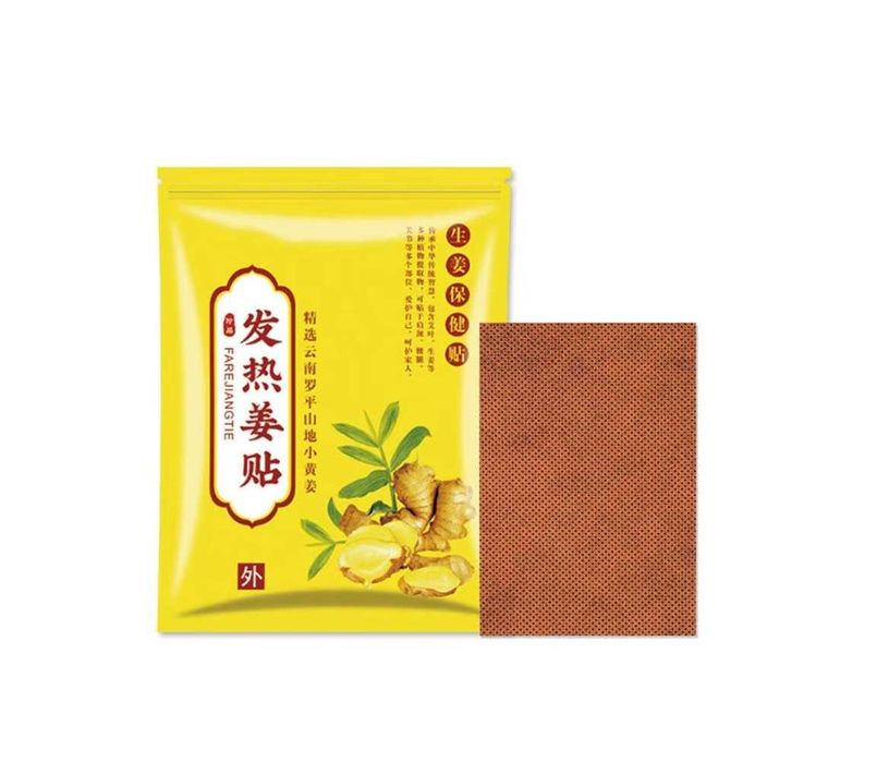 plastry kompresy przeciwbólowe rozgrzewające imbirowe /100 szt