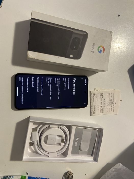 Смартфон Google Pixel 8 8/128GB Obsidian