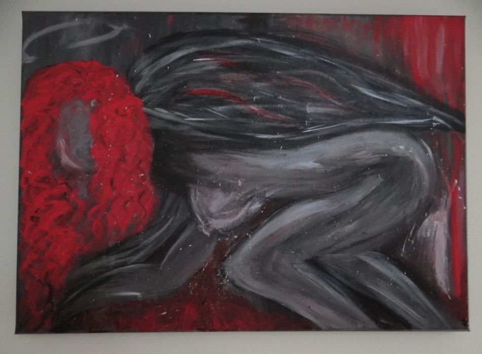 Tela de 70cm x 50cm de Delfina Raposeiro