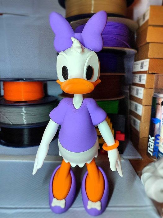 Коллекционные фигурки Дональд Дак и Дейзи Дак — 3D печать