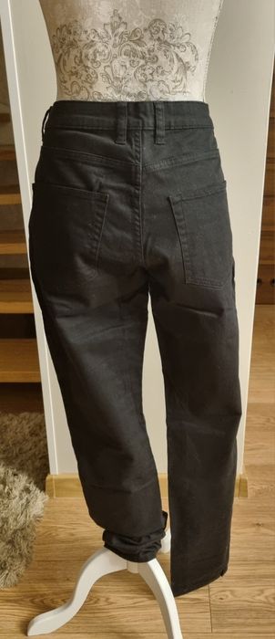 Spodnie damskie w stylu dżins czarne