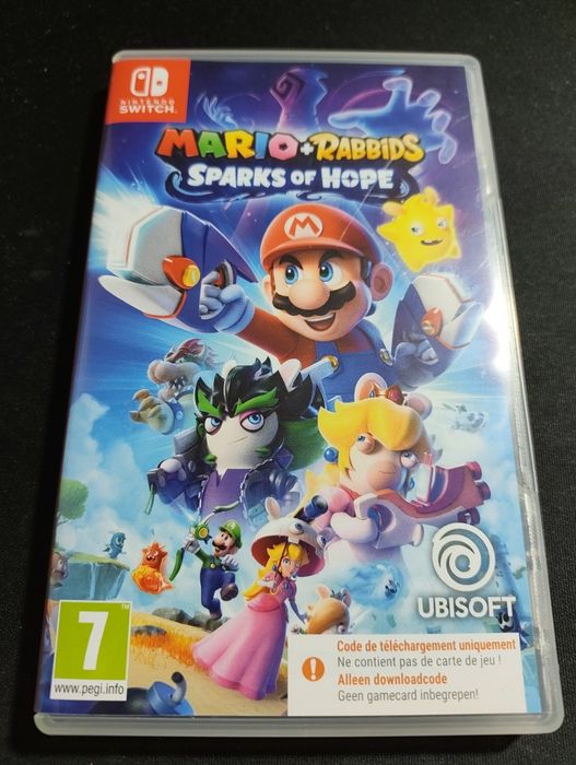 Caixa de jogo Nintendo switch Mario+Rabbids