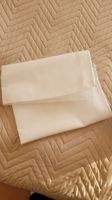 Torebka biało - złota