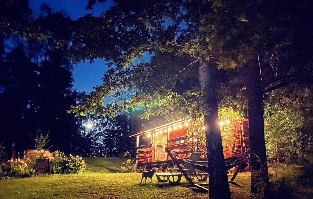 Domek nad jeziorem! Ruska bania!jacuzzi! Pomost!Plaża