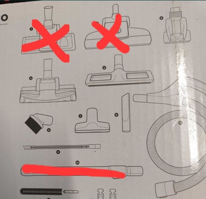 Acessórios Polti Forzaspira Lecologico Aqua Allergy Turbo Care (avaria