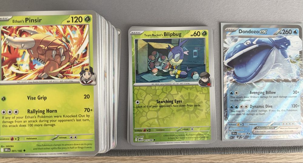 Cartas Pokémon EN sets recentes