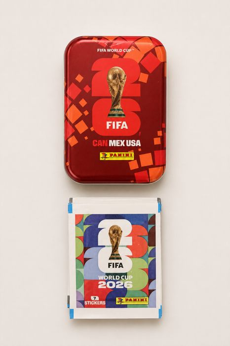 70 Saquetas de cromos/figurinhas Panini Copa do Mundo 2026