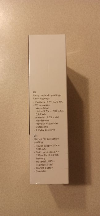 Urządzenie do peelingu kawitacyjnego marki Huslog