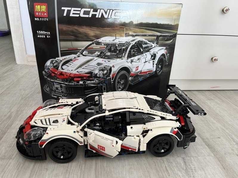 lego машина 1600+ деталей большая для коллекции порше