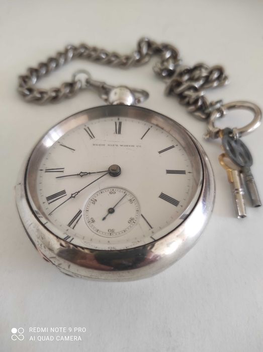 Zegarek kieszonkowy Elgin - Wheeler - 1872 rok