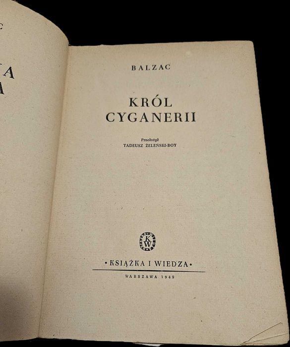 Balzac - Król cyganerii 1959
